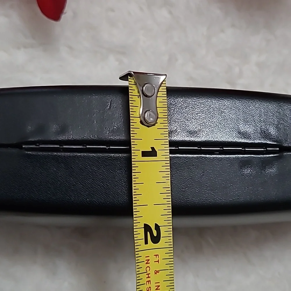 Ralph Lauren Clamshell Hard Case Eyeglasses Sunglasses Large Black Excellent con - Picture 10 of 10